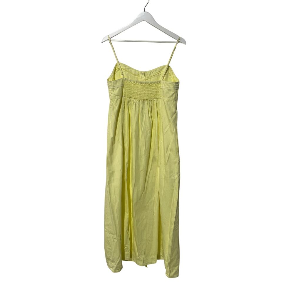 FREE PEOPLE WOMENS SIZE LARGE JUST JILL MAXI DRESS YELLOW BOHO NEW - Picture 6 of 13